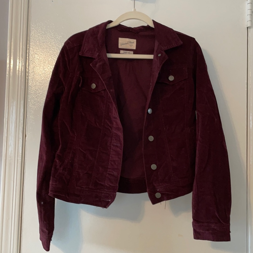 Universal Threads Purple Velvet Jacket